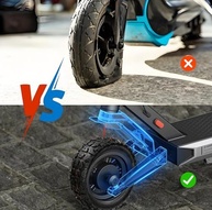 Pneu Scooter Elétrica 100/65-6.5 Off-Road: Aderência e Segurança para VSETT, Dualtron e Mais - imagem 5