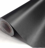 Fita Adesiva Fibra de Carbono Preta 4m x 15cm: Personalize seu Carro com Estilo e Alta Resistência! - imagem 5