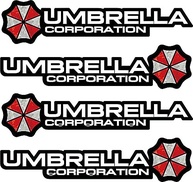 Adesivos Umbrella Corporation 3D para Maçaneta de Carro - Proteção e Estilo Biohazard - imagem 2