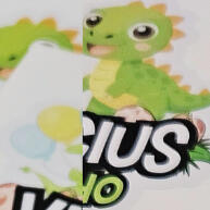 Adesivos Vinil Prova D'água para Copos Dinossauro – Ideal para Festas de Bebê - imagem 1