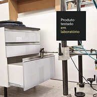 Armário Aéreo Madesa Acordes 120cm em MDF com Portas Branco Brilho - Design Moderno e Resistente - imagem 3