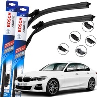 Par de Palhetas Limpador Parabrisa Bosch Aerofit Multiclip BMW 320i (2016-2024) - imagem 2