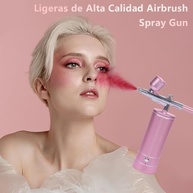 Aerógrafo Profissional Sem Fio para Unhas, Maquiagem e Artes | Compressor Portátil - imagem 2