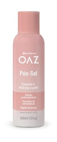 OAZ Pós Sol Aerosol 200ml: Alívio Refrescante e Hidratação Profunda para Sua Pele - imagem 2