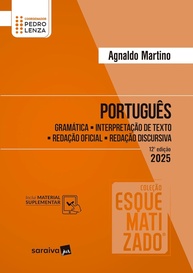 Português Esquematizado 12ª Edição 2025: Domine a Língua com Agnaldo Martino - imagem 1