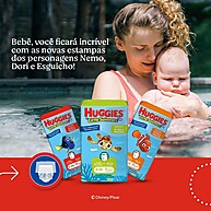 Fralda Huggies Little Swimmers Praia e Piscina – Proteção Total na Água! - imagem 2