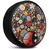 Capa de Estepe Joaninha para Ecosport, CrossFox, AirCross e Spin Activ com Cadeado - Proteção e Estilo! - imagem 3