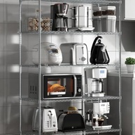 Estante de Aço Aramado Cromado com 5 Prateleiras Ajustáveis - Organize com Estilo e Resistência - imagem 3