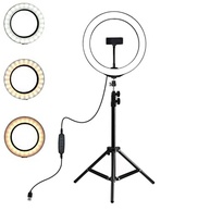 Kit Completo Anel de Luz LED 26cm com Tripé Ajustável e Suporte para Celular - imagem 2