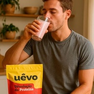 Albumina Uevo Refil 1kg Morango - imagem 3