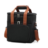 Bolsa Térmica Marmita com Alça de Ombro - Grande, 2 Andares, para Trabalho, Academia e Passeios - imagem 1