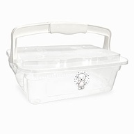 Organizador Infantil Adoleta Bebê com Alça 10L – Prático, Transparente e Estiloso para Guardar Tudo do Bebê - imagem 2