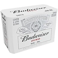 Budweiser Zero Álcool: Pack 8 Latas 350ml - Sabor Sem Culpa! - imagem 1