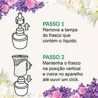 Refil Difusor Elétrico Bom Ar: Lirio e Algodão - imagem 2