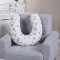 Almofada de Amamentação Grande em 100% Algodão com Estampa de Raposinha - Conforto e Estilo para Mães - imagem 4