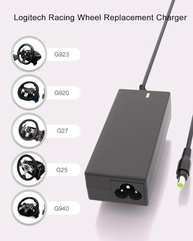 Fonte de Alimentação 24V 2.7A para Logitech G920, G29, G923, G25, G27 e mais - Potência e Segurança para sua Experiência de Corrida - imagem 3