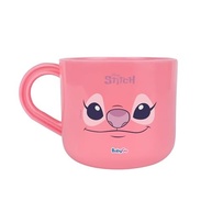 Kit Alimentação Infantil Stitch Angel Rosa - Prato Bowl + Caneca Disney 2 Peças - imagem 3