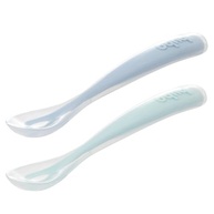 Kit 2 Colheres em Silicone Fase 1 Azul - Buba | Introdução Alimentar Segura e Confortável - imagem 4