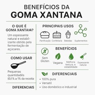 Goma Xantana Pura Sem Gluten 1kg - Bellnutry Alimentos - imagem 1