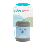 Pote Térmico Buba com Colher - Gumy Azul | Mantém Alimentos Quentes por Mais de 5 Horas - imagem 1