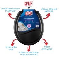 Assento Almofadado Ergonômico Preto – Conforto e Estilo para Qualquer Ambiente - imagem 5