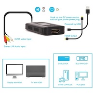 Conversor RCA para HDMI Universal | Reviva Seus Clássicos em Alta Definição - imagem 5