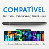 Caneta Stylus Universal 2 em 1 Rosa: Alta Precisão para Telas Touch | Sem Bateria/Bluetooth - imagem 3