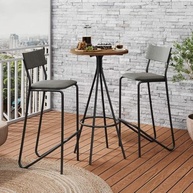 Kit 2 Banquetas Altas Estofadas para Cozinha e Balcão - Design Moderno e Conforto Ergonômico - imagem 3