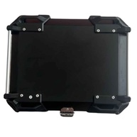 Baú Bauleto Alumínio 45L Prata Universal - Moto BMW, Honda, Yamaha, Bajaj - imagem 5