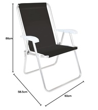 Mor Cadeira Alta Conforto Sannet em Alumínio - Design Ergonômico e Resistente - imagem 3
