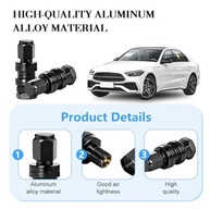 Kit 5 Hastes de Válvula Pneu Carro VS33 TR33E Alumínio - Segurança e Durabilidade - imagem 4