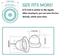 Corretor de Mamilo para Mamilos Invertidos - Silicone Macio e Confortável para Amamentação - imagem 5