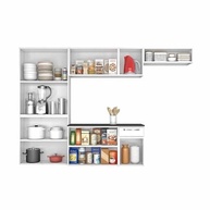 Cozinha Compacta Amanda 2023 Itatiaia em Aço Branca – 4 Peças Moderna e Resistente - imagem 4