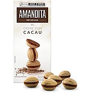 Amandita Lacta 200g: Crocante de Amêndoas e Chocolate - imagem 3