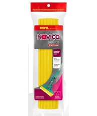 Refil Espuma para Mop Sekito Noviça - Cor Amarela | Alta Absorção e Limpeza Profunda - imagem 2