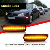 Luz de LED Âmbar com Lente Fumê para Para-choque Dianteiro - GTINTHEBOX para VW Golf MK4 GTI R32 Jetta 1999-2005 - imagem 3