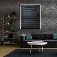 Persiana Horizontal PVC Preta 1,30x0,80m: Controle de Luz e Privacidade para Seu Ambiente - imagem 3