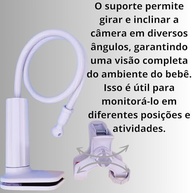 Suporte Flexível para Câmera de Bebê Universal – Ajustável e Versátil para Qualquer Ambiente - imagem 5