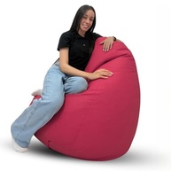 Puff Pêra Gigante Rosa - Conforto e Estilo para Todos os Ambientes - imagem 2