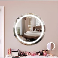 Espelho Redondo com LED 40x40cm | Iluminação Touch Luxuosa para Ambientes Modernos - imagem 3