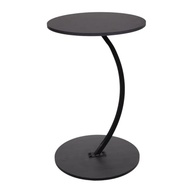 Mesa de Apoio Redonda em Aço Carbono | Design Moderno e Versátil para Ambientes Pequenos - imagem 2