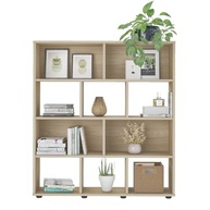 Estante Organizadora com 10 Nichos BOOK em Cor Naturale - Solução Moderna para Ambientes Organizados - imagem 5