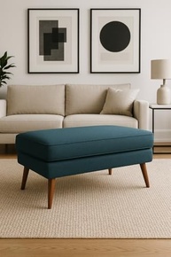 Pé Palito 20cm Amêndoa Puff Sofá Mesa Banco Recamier + Chapinha Reta (4) | Solução Moderna e Resistente para Móveis - imagem 3