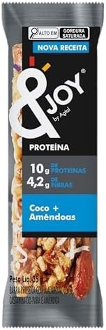 &Joy Barra De Proteína Enjoy Coco E Amêndoas 35 G 12 Unidades - imagem 3
