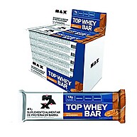 Top Whey Bar Max Titanium Amendoim 12x41g: Energia e Sabor - imagem 1