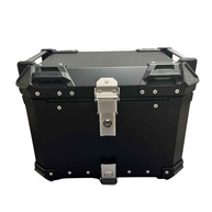 Bauleto Amolfado Preto 45L Alumínio Universal - Honda, Yamaha, Bajaj, BMW - imagem 1