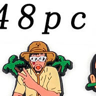 Amuletos de Sapato Bad Bunny: Acessórios PVC para Presentes de Festa - imagem 1