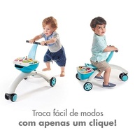 Andador e Triciclo 5 em 1 Tiny Love Here I Grow Blue: Aventura e Desenvolvimento para Bebês - imagem 4