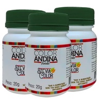 Adoçante Stévia 20g | 3 potes | COLOR ANDINA | 100% natural | Zero açúcares - imagem 1