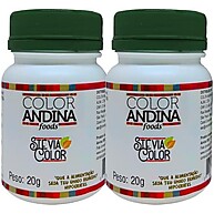 Adoçante Stévia Color Andina: 2x20g Puro Sabor - imagem 3